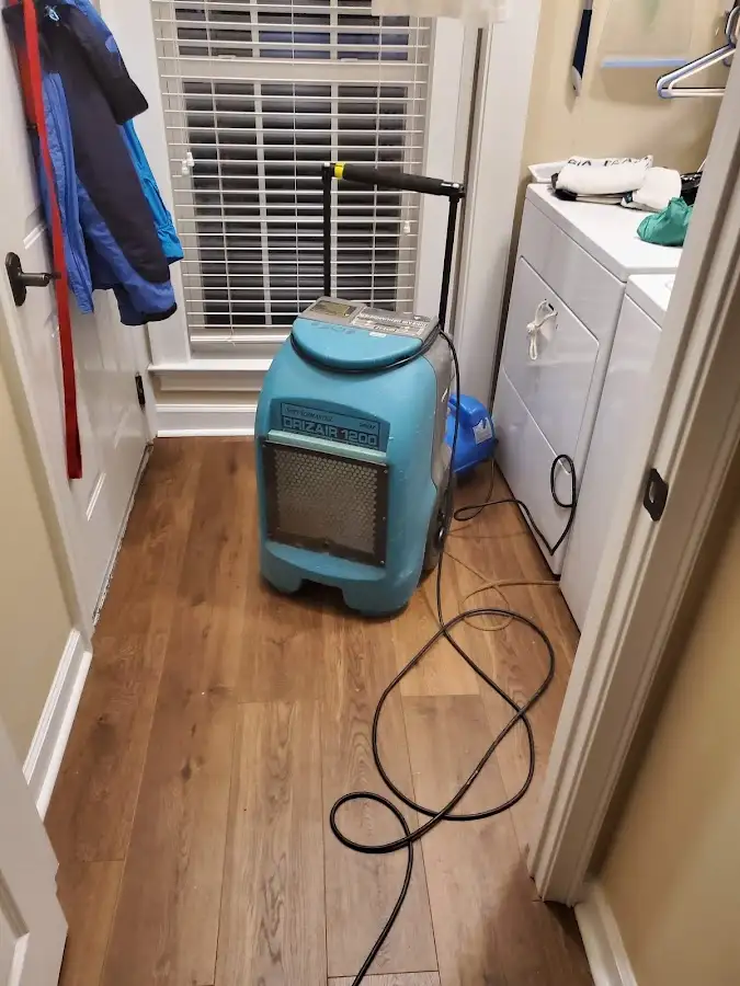 Commercial dehumidifier deployed for Flood Damage Cleanup in Lighthouse Point