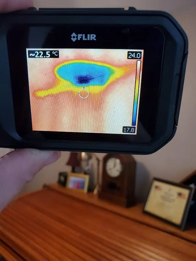 Thermal imaging inspection for water damage in Lighthouse Point
