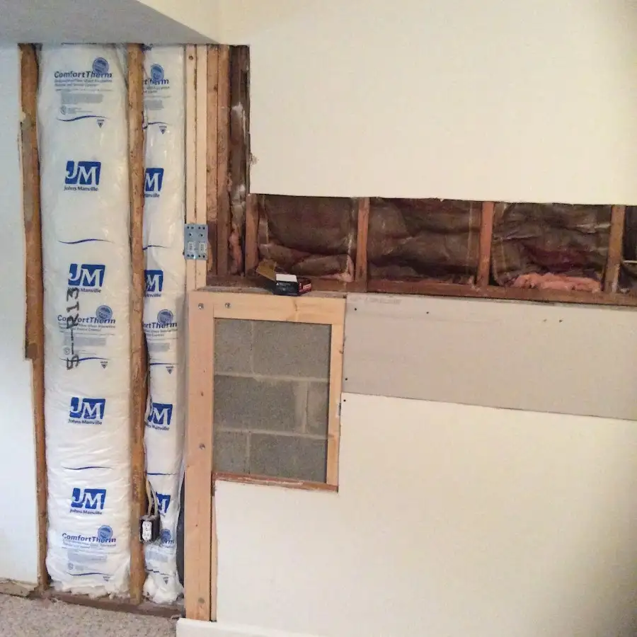 Wall insulation replacement during Structural Drying in Lighthouse Point